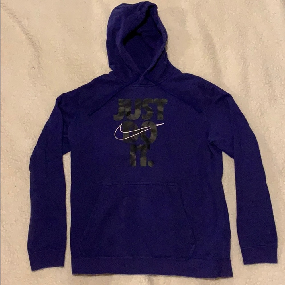 JUST DO IT, Nike sweatshirt.
